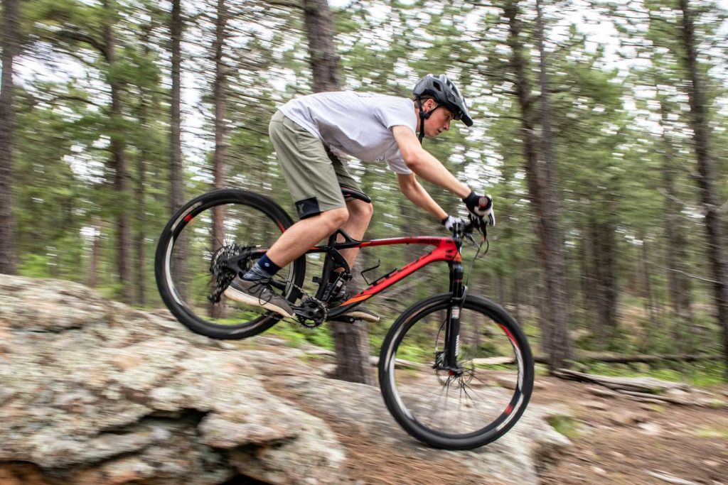 Bode McFarland mountain biking as an adult